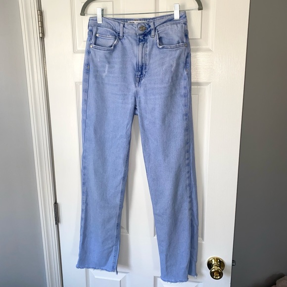 Zara Denim - Zara Z1975 High Rise Slim Flared Jeans